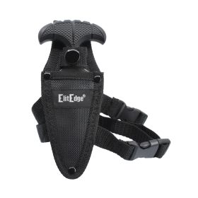 5.5-Inch Push Dagger with ABS Sheath (Style: Galaxy)